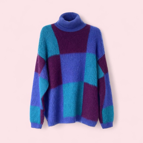 ASOS Sweaters - ASOS Multicolor Turtleneck Sweater